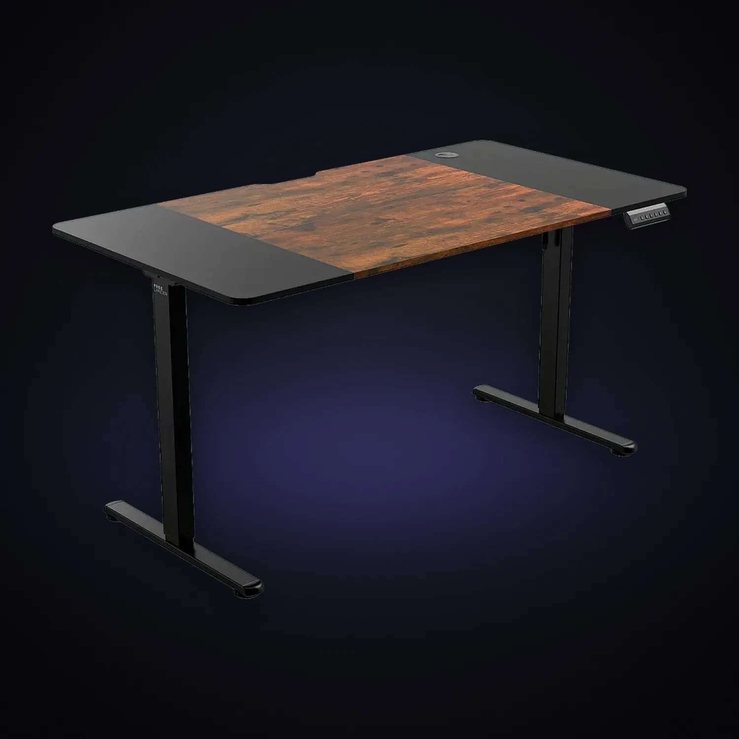Игровой стол e-Freeflow 140 x 75 Dark Wood - Black