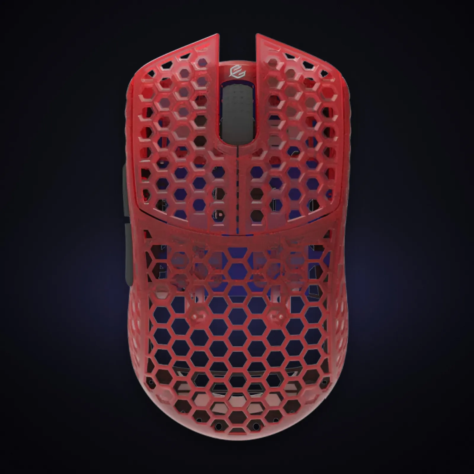 Игровая мышь G-Wolves HTS Ultra 8K Deluxe, прозрачный корпус