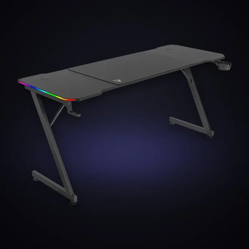 Игровой стол Trine 160 x 60 RGB Black