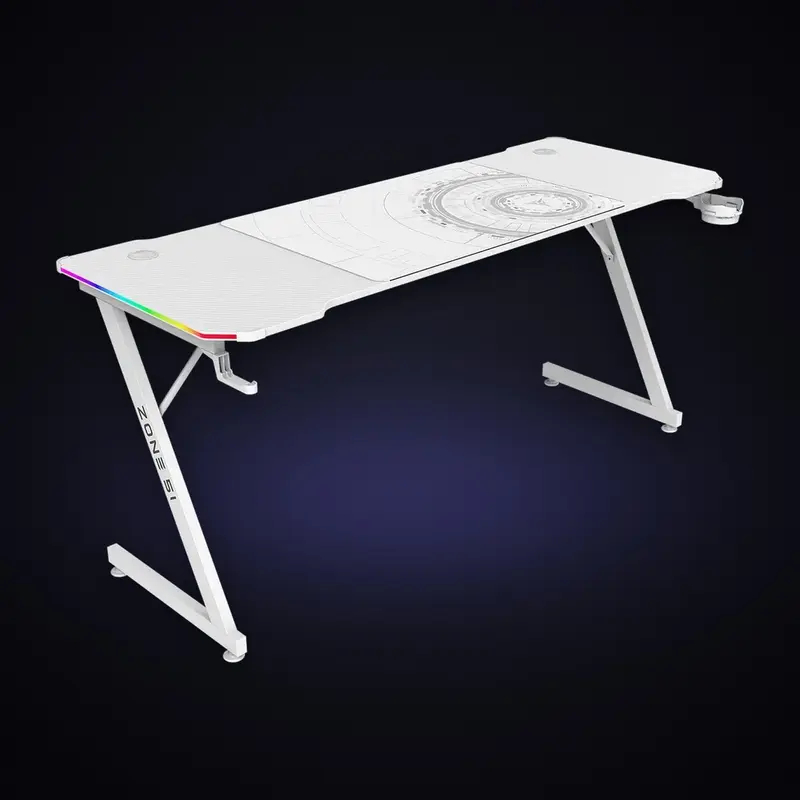 Игровой стол Trine 160 x 60 RGB White
