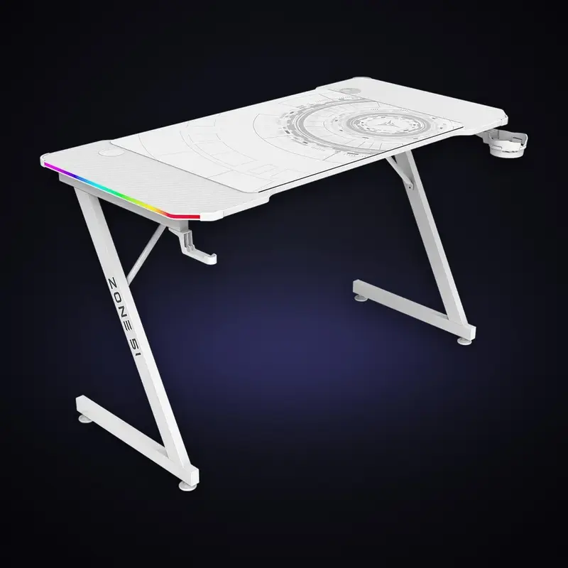 Игровой стол Trine 120 x 60 RGB White
