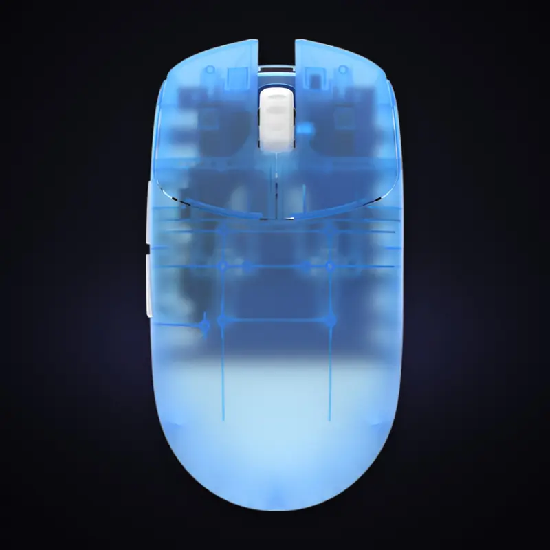 Игровая мышь G-Wolves Lycan 8K, прозрачный корпус