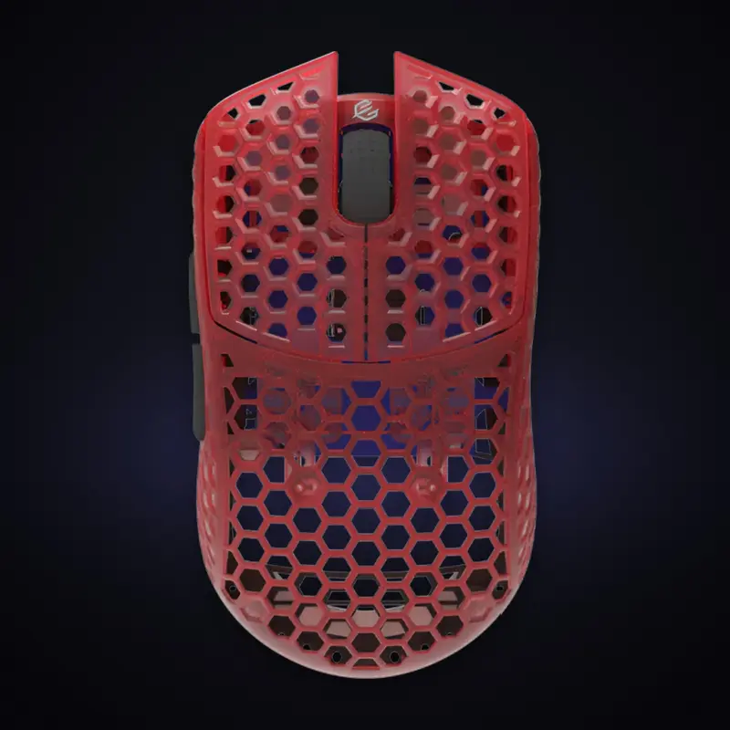 Игровая мышь G-Wolves HTS Ultra 8K Deluxe, прозрачный корпус