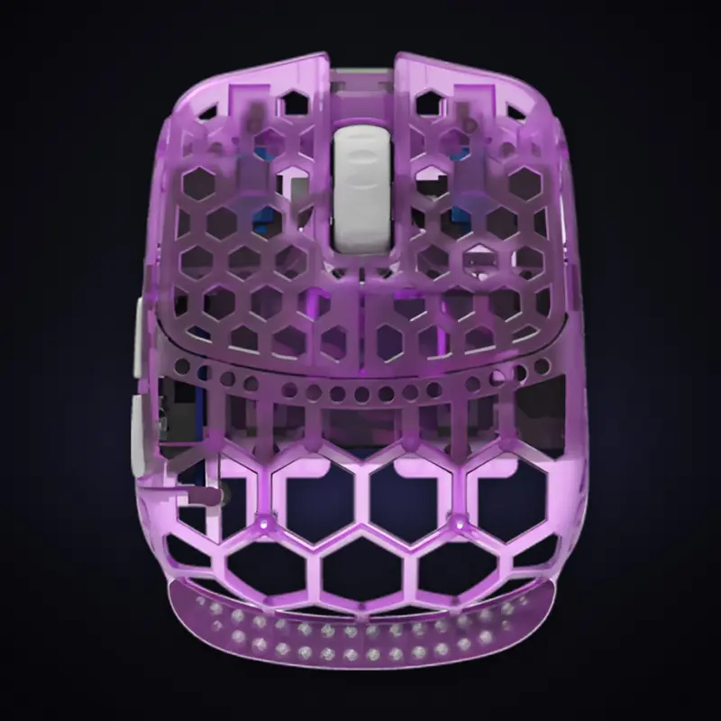 Игровая мышь G-Wolves Fenrir Pro 8K, прозрачный корпус